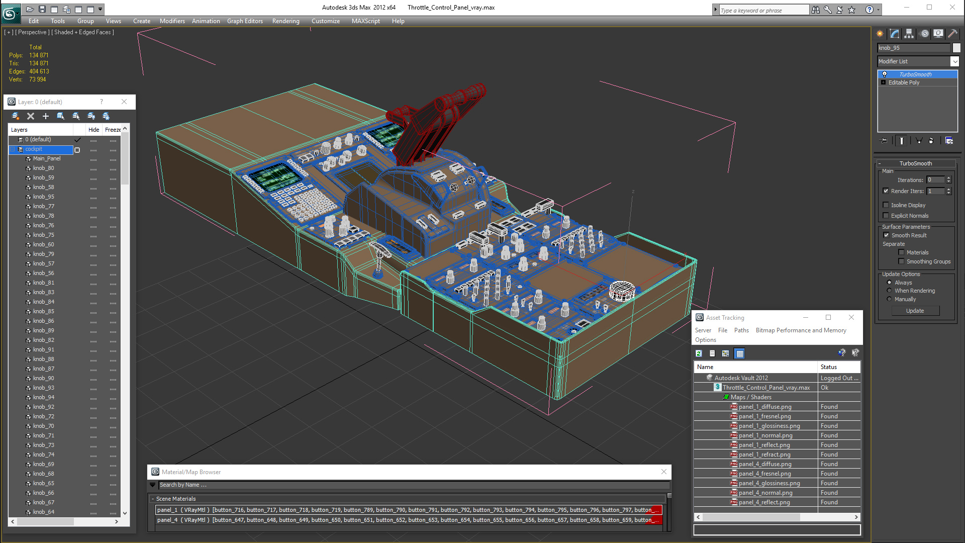 Throttle Control Panel 3D