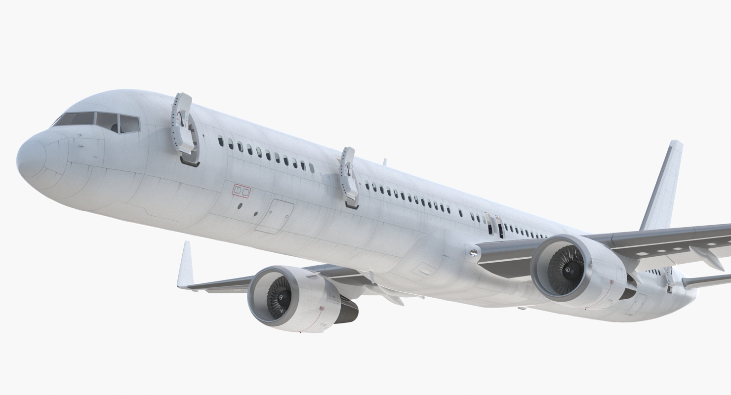 3D model Boeing 757 300 with Interior and Cockpit Generic Rigged