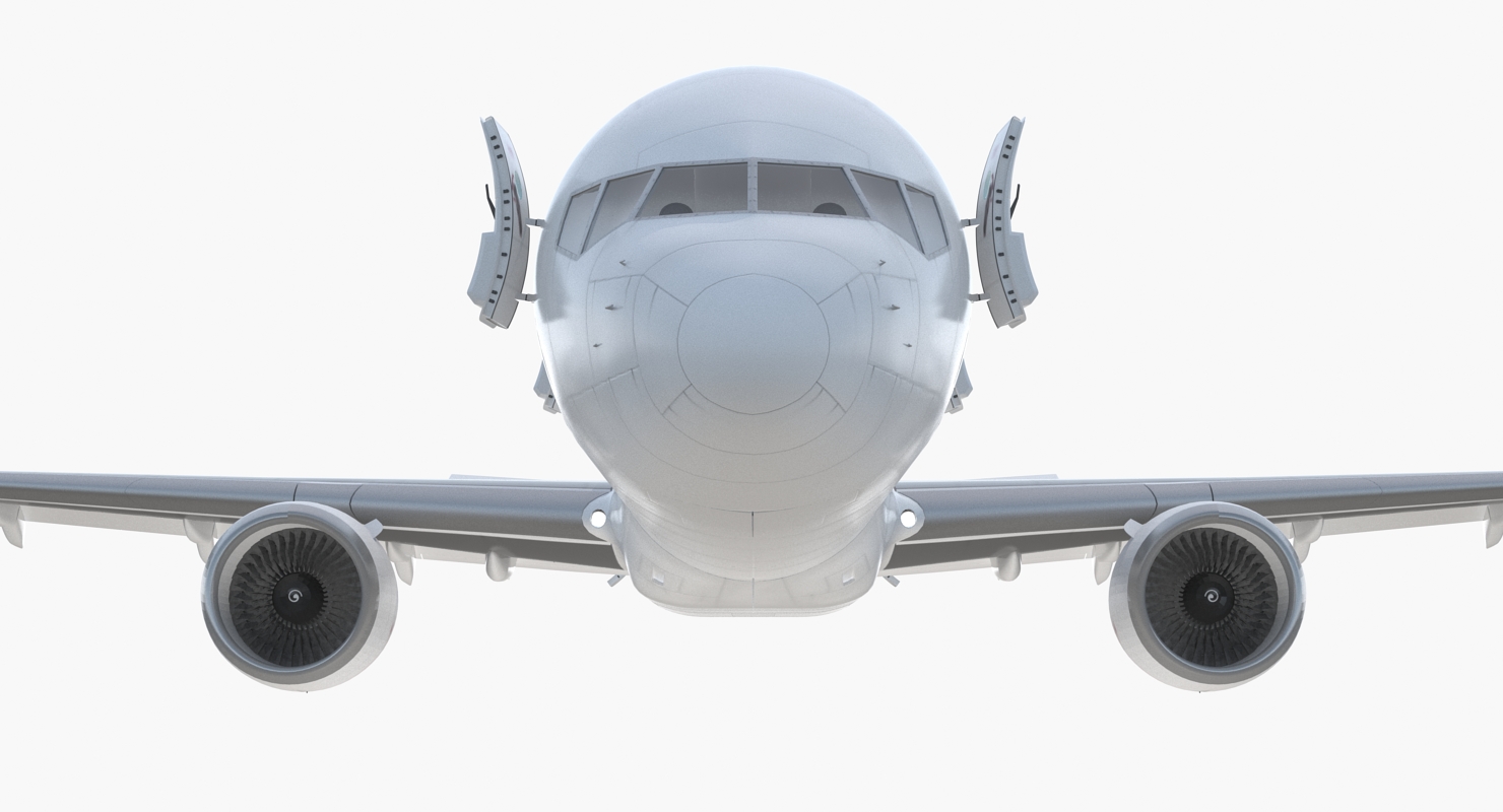 3D model Boeing 757 300 with Interior and Cockpit Generic Rigged