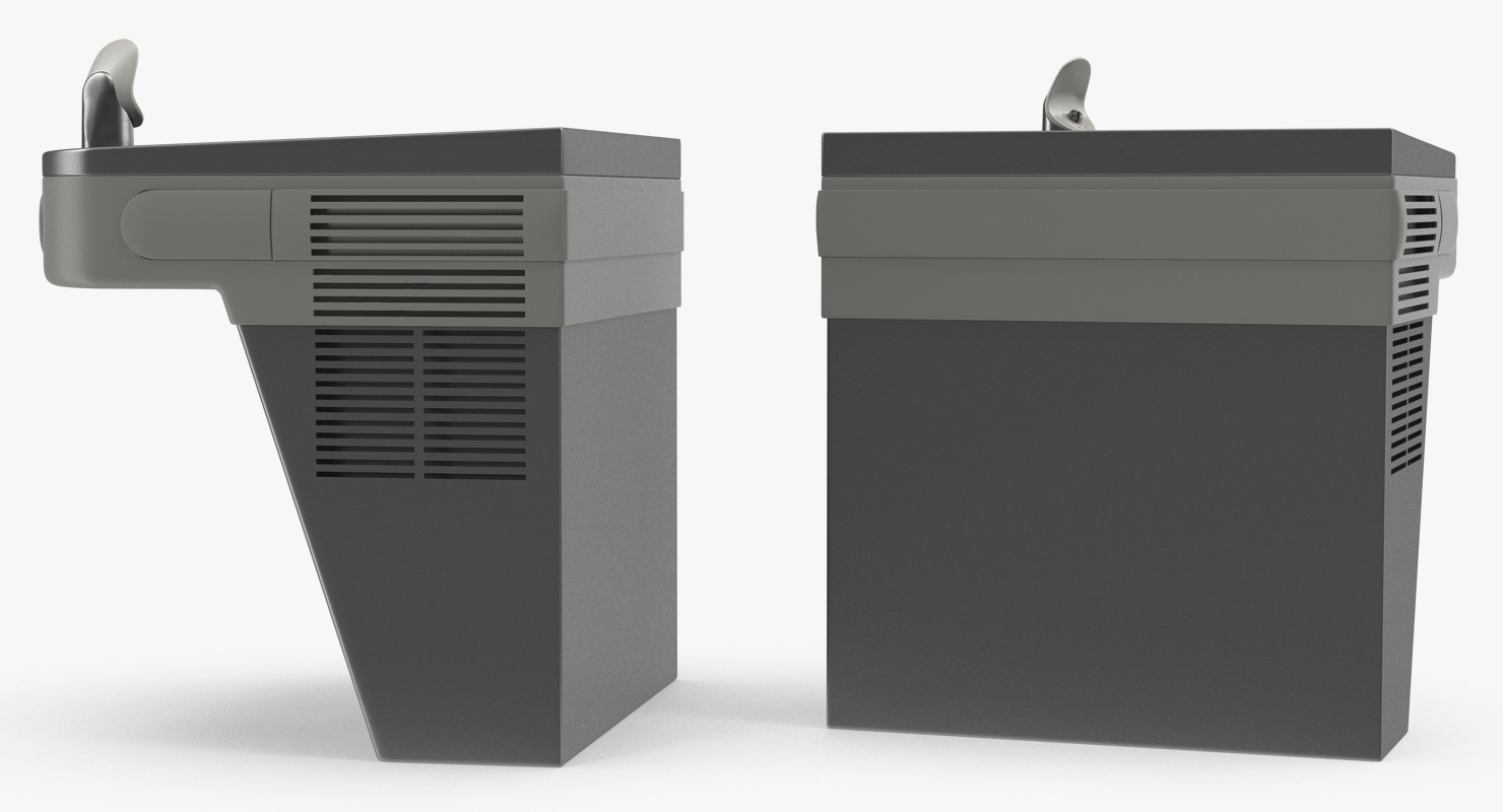 3D Drinking Fountain Elkay model