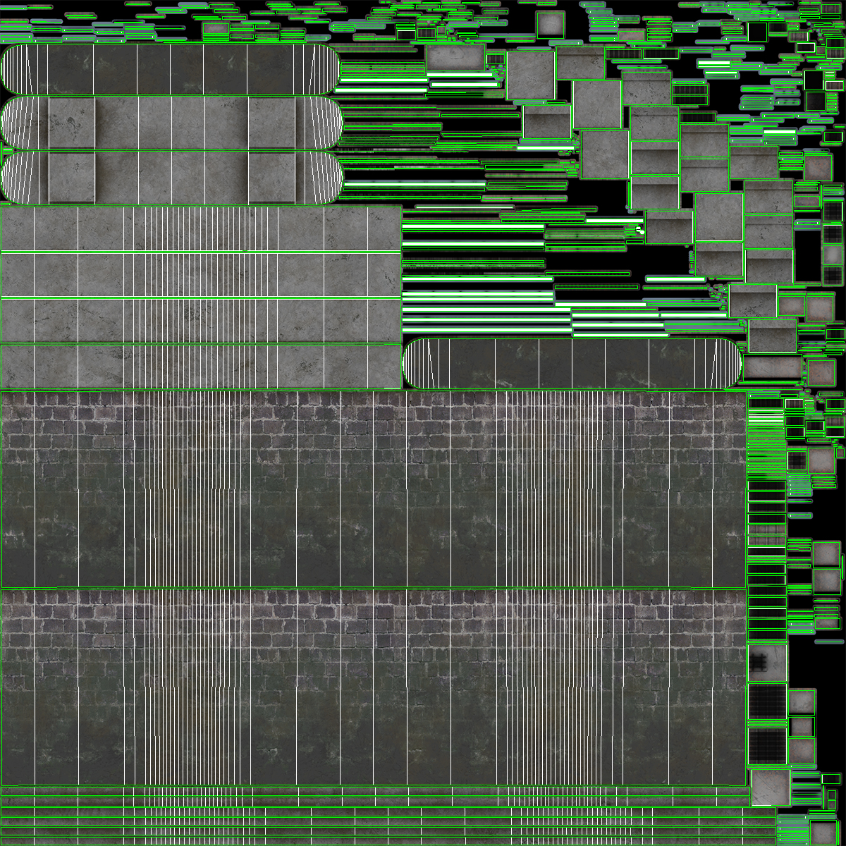 3D Old Railway Bridge model