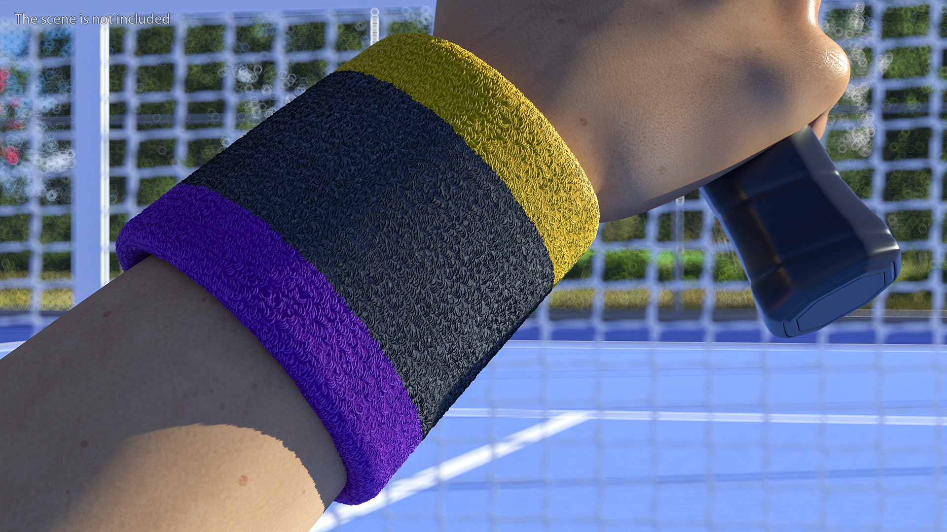 3D Sport Wristband Colored model