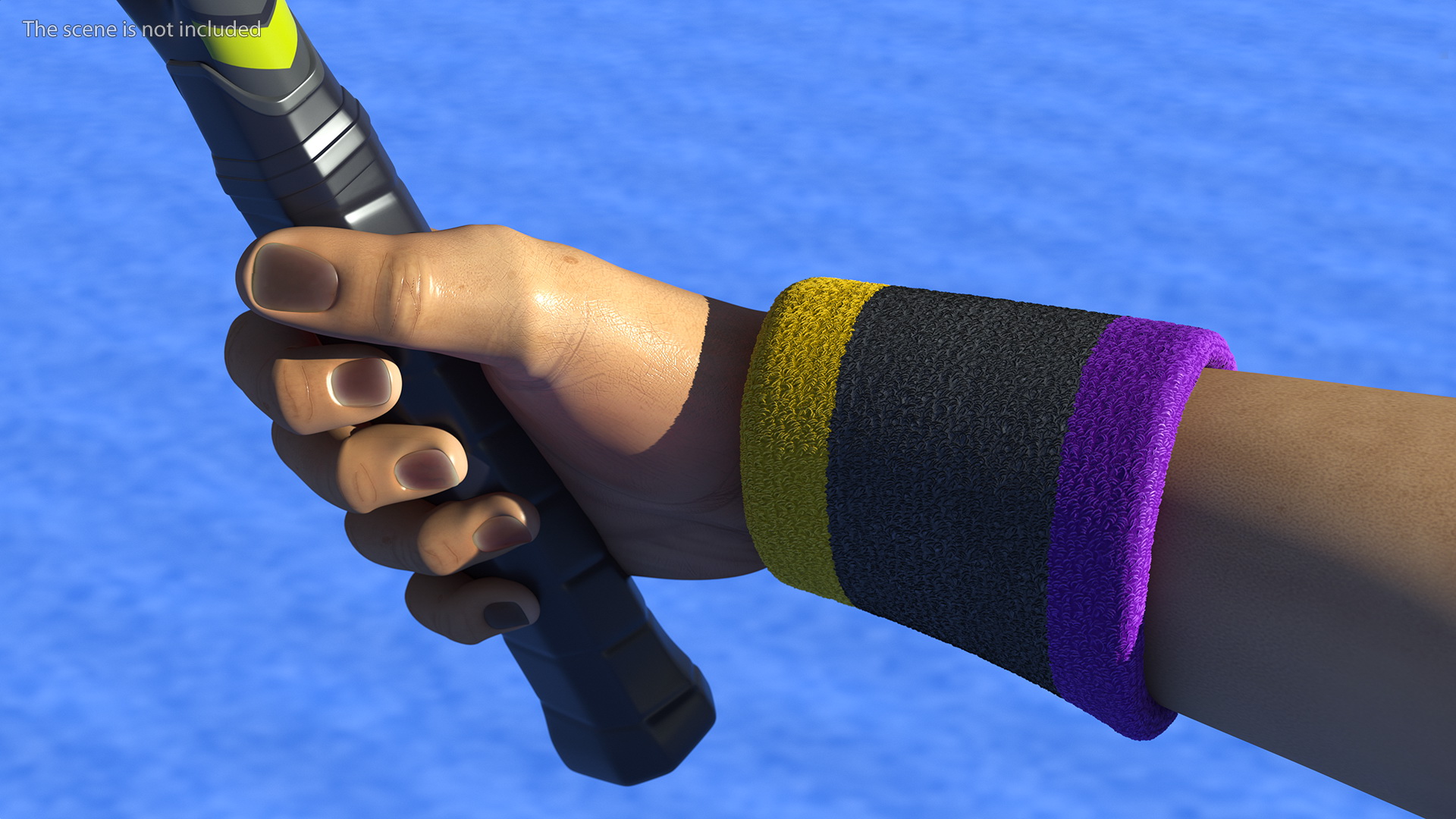 3D Sport Wristband Colored model