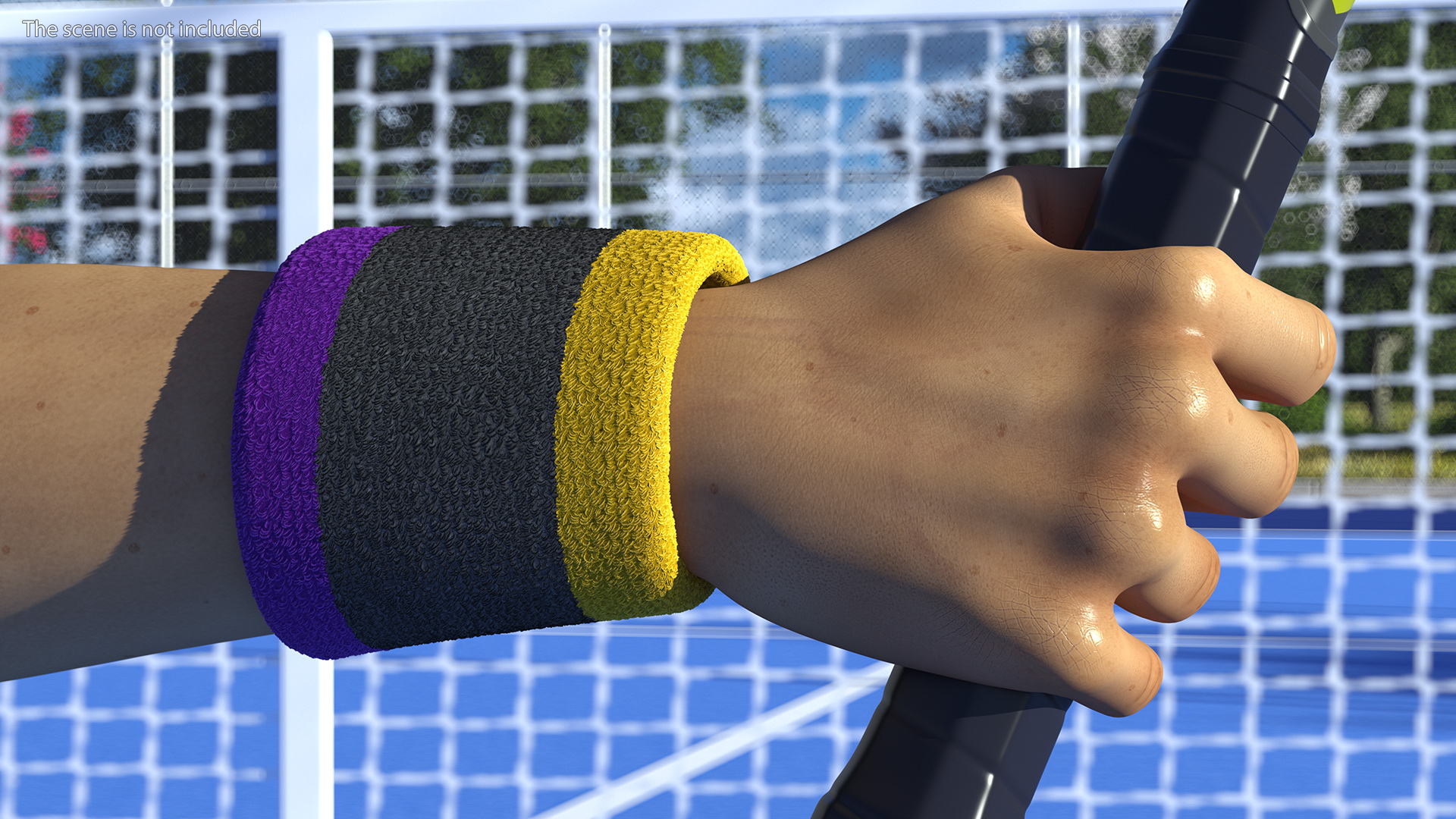 3D Sport Wristband Colored model