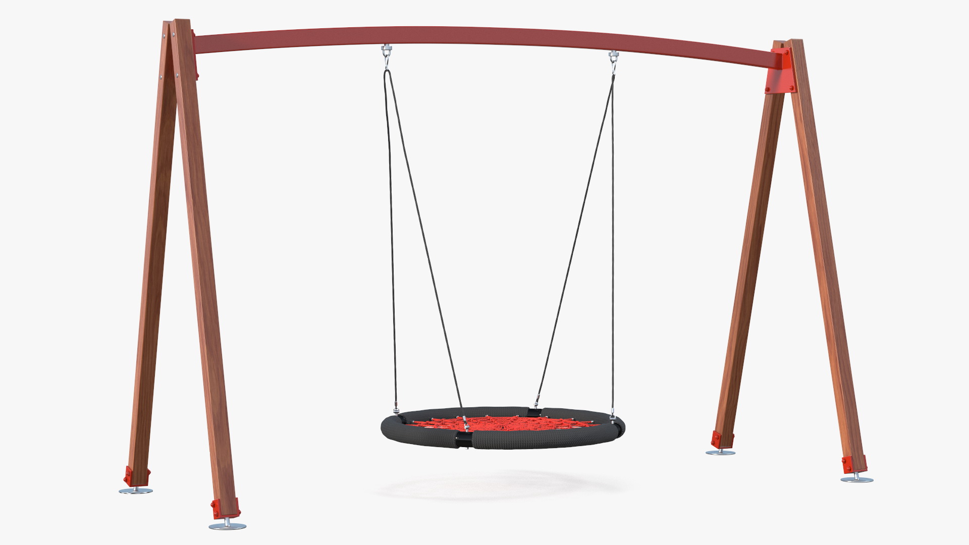 3D model Net Swing for Kids Outdoor Red