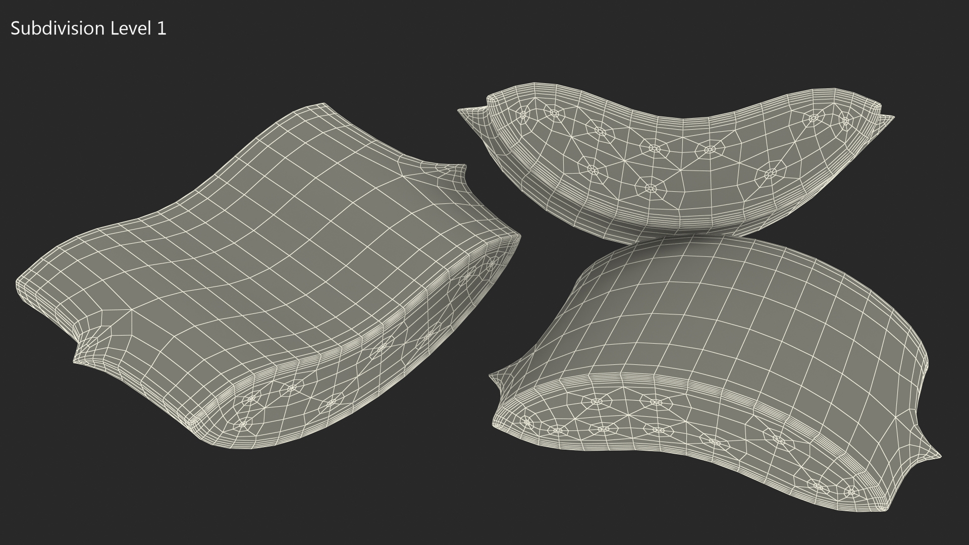 3D Aloe Pieces