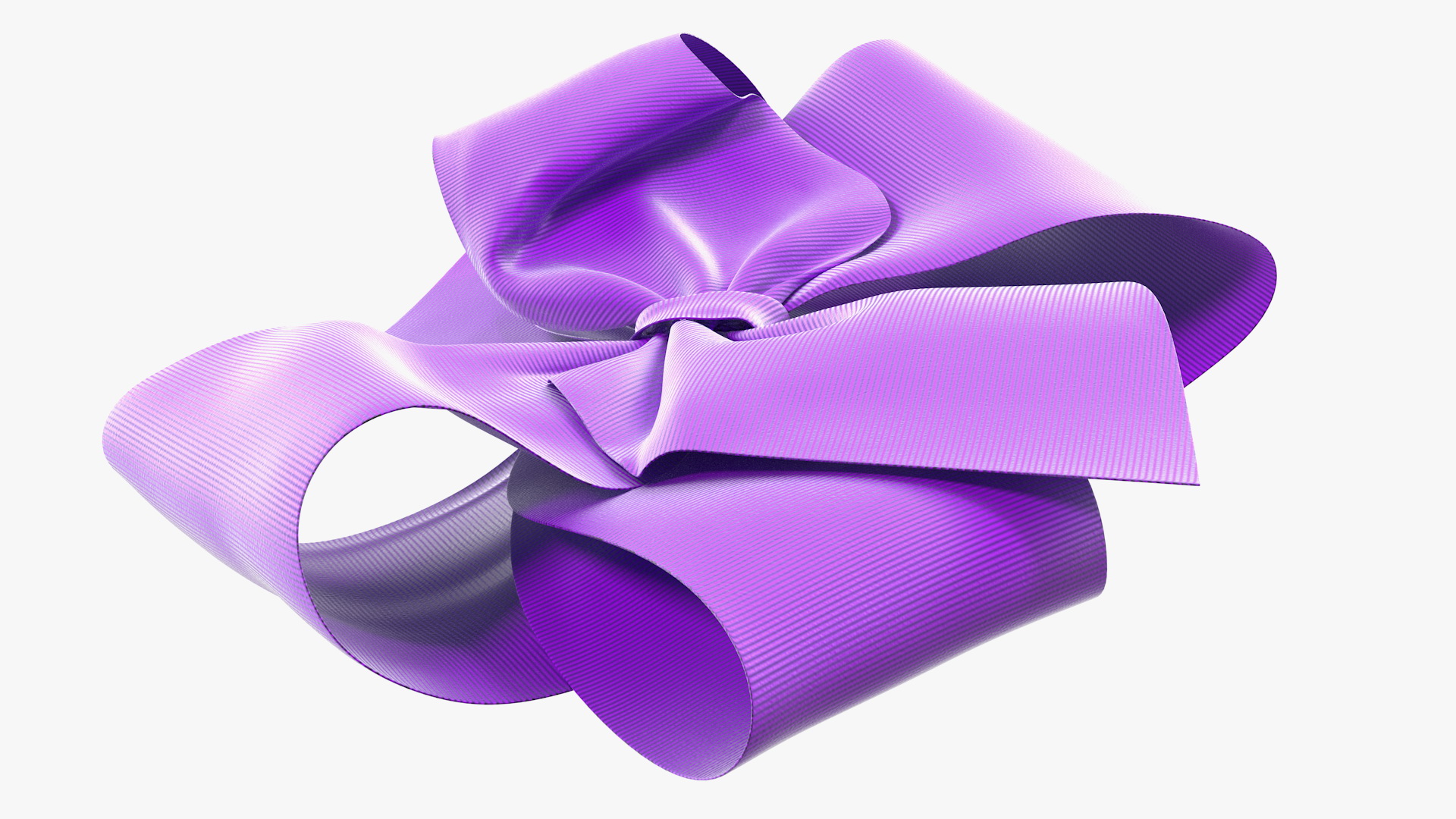 3D model Purple Hair Bow
