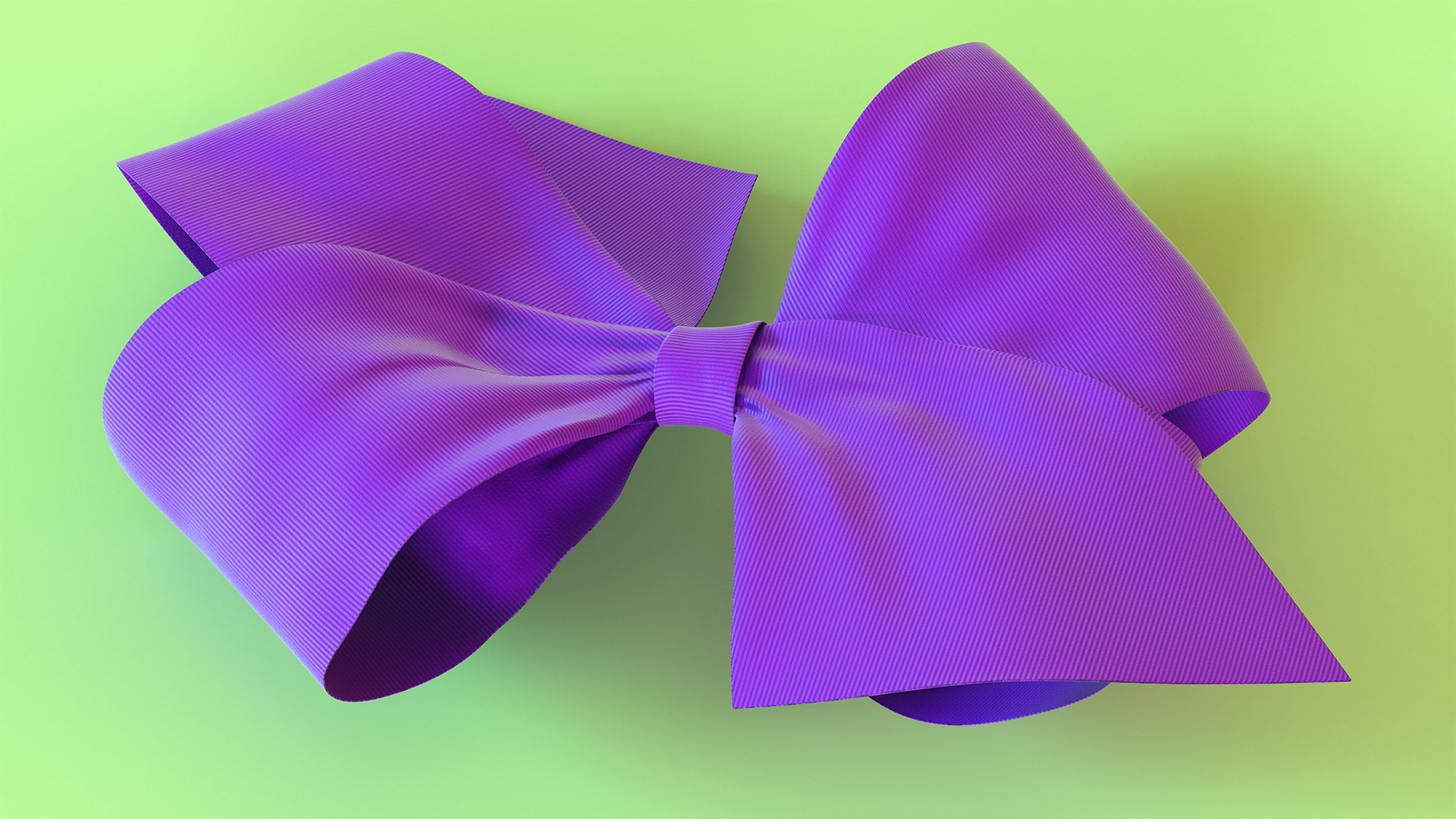 3D model Purple Hair Bow