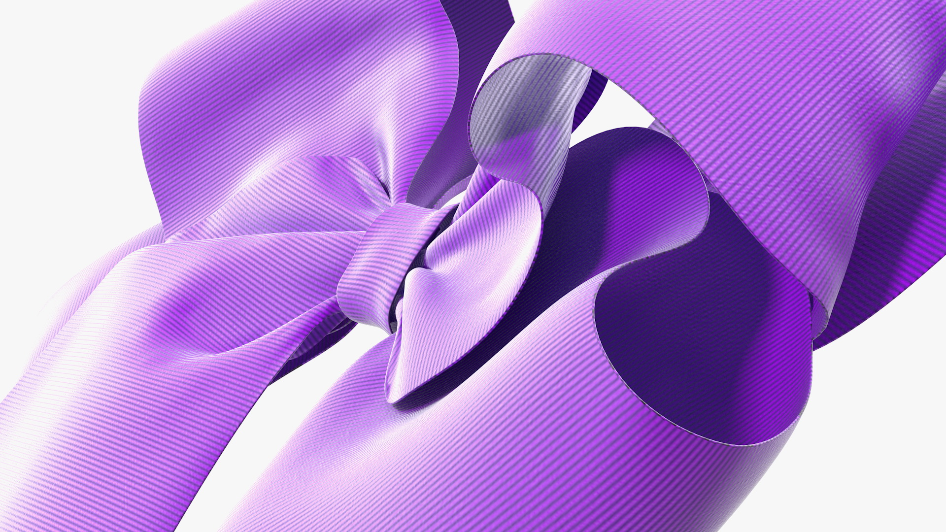 3D model Purple Hair Bow