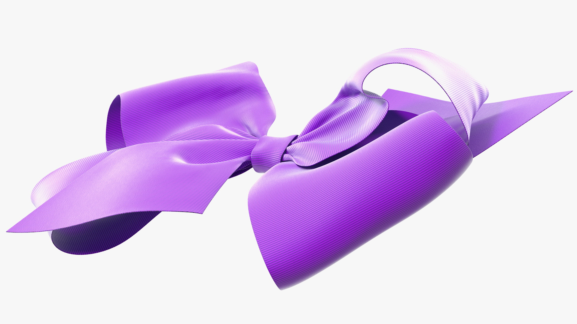 3D model Purple Hair Bow