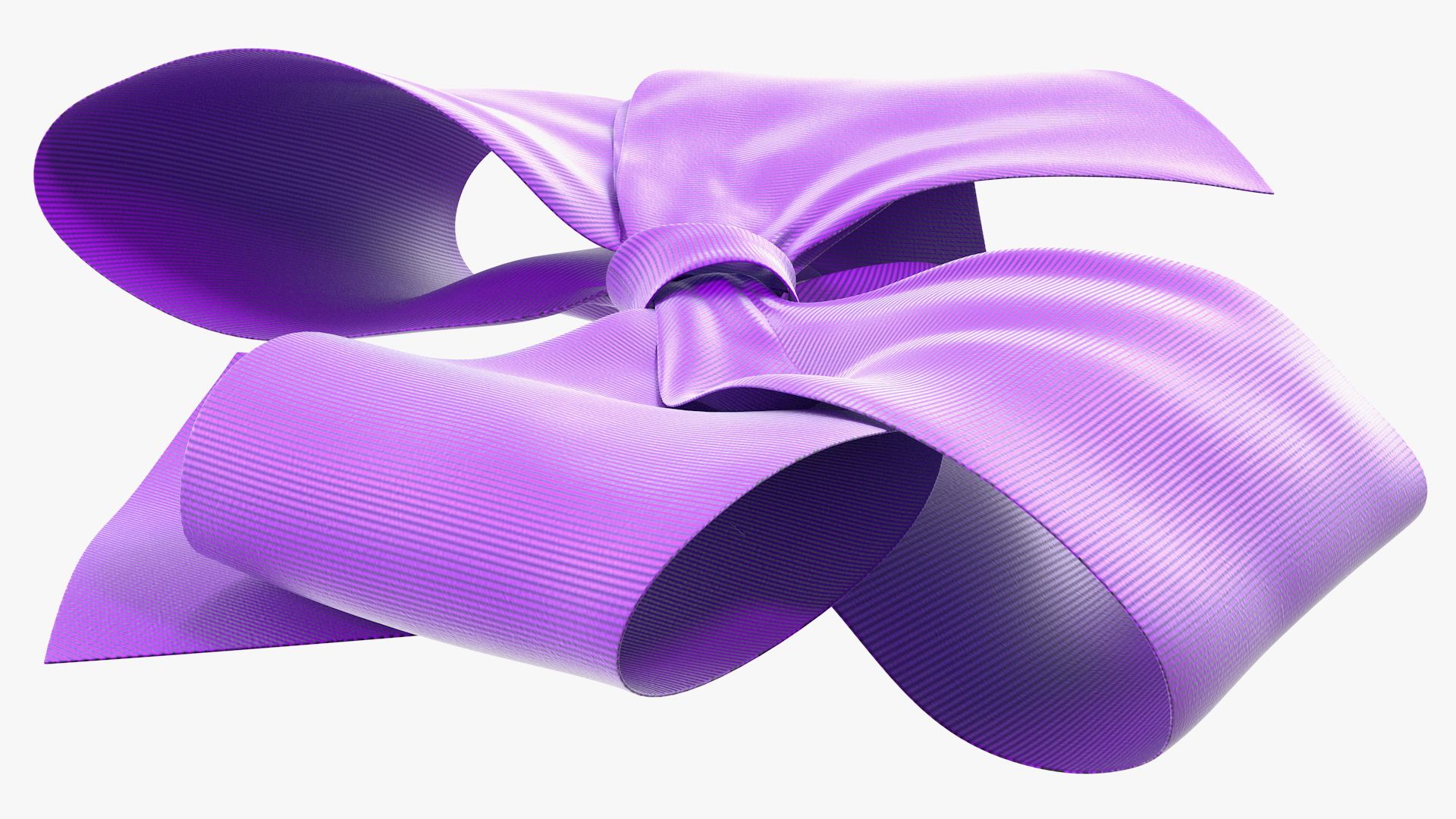 3D model Purple Hair Bow