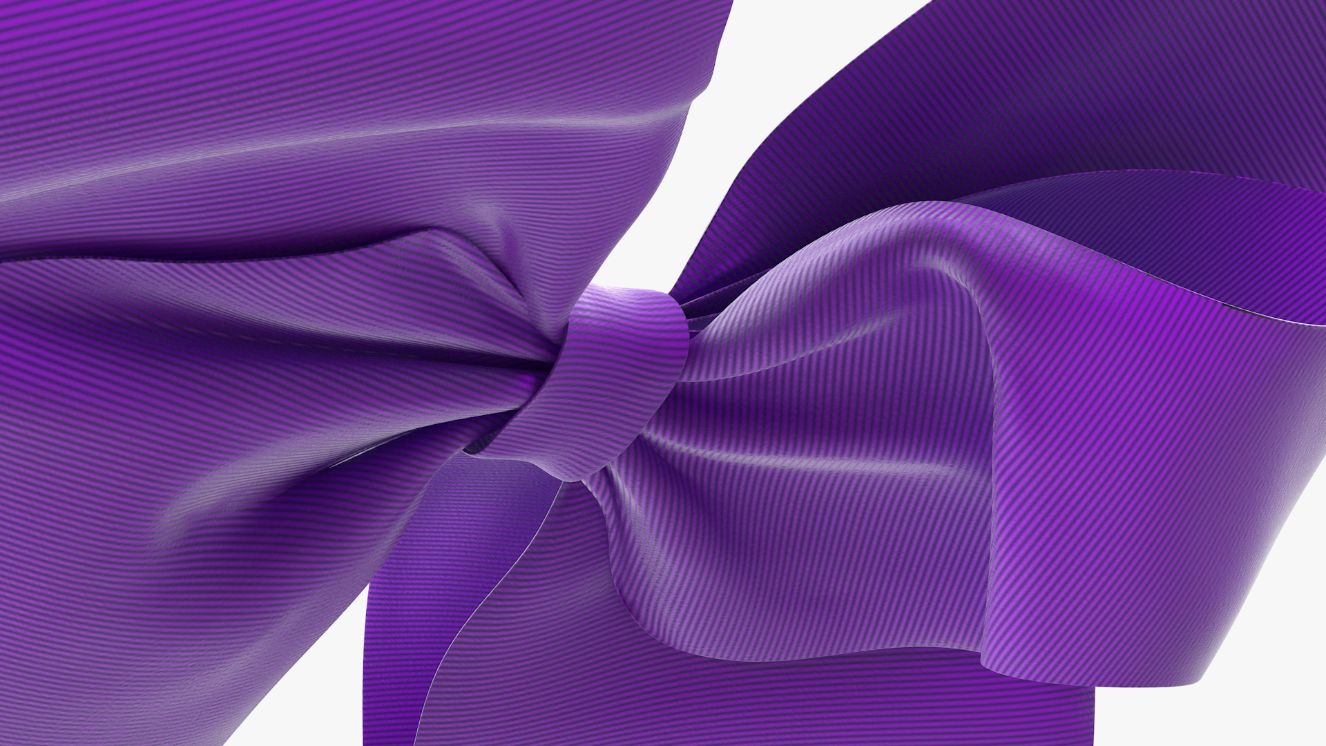 3D model Purple Hair Bow