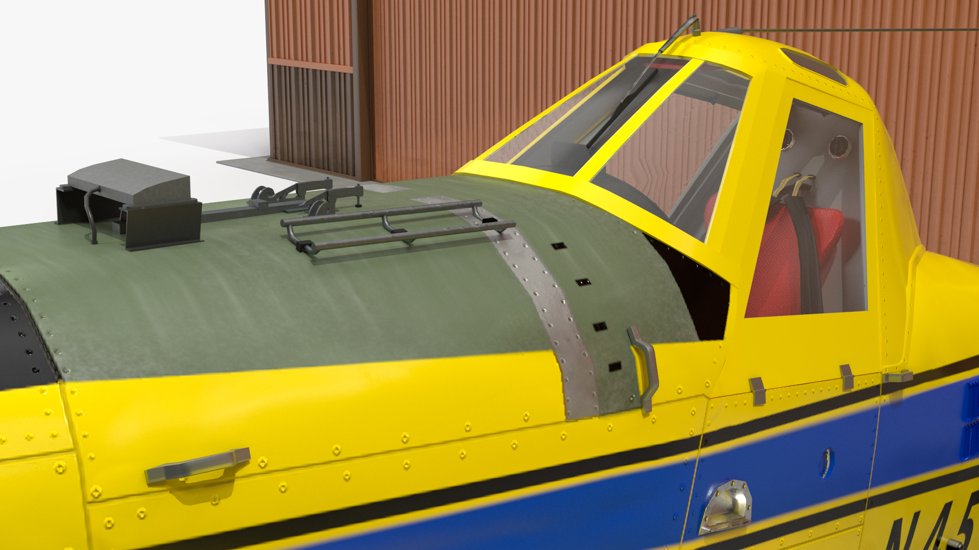 3D Air Tractor AT 502B Hangar