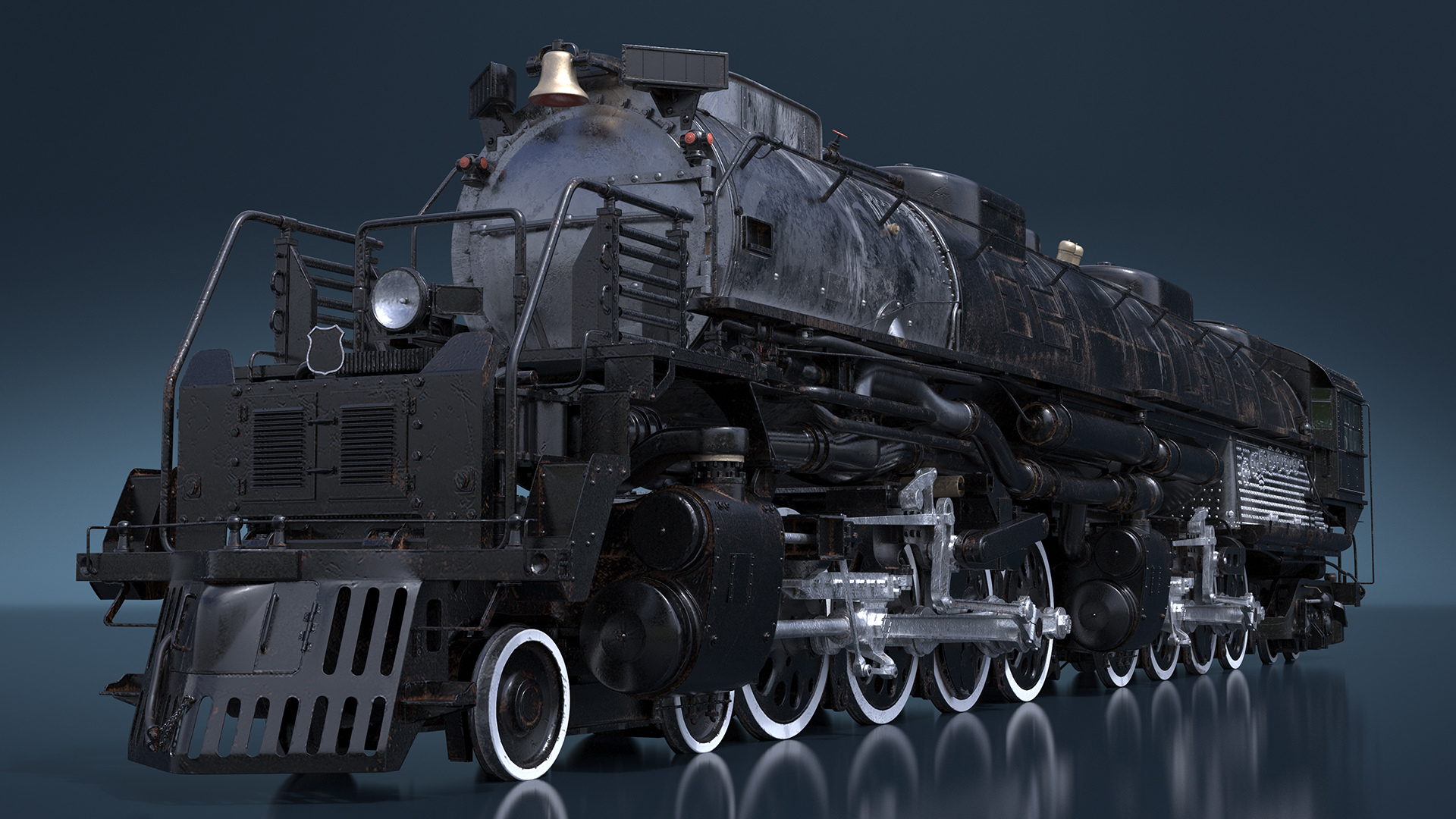 3D model Worn Locomotive