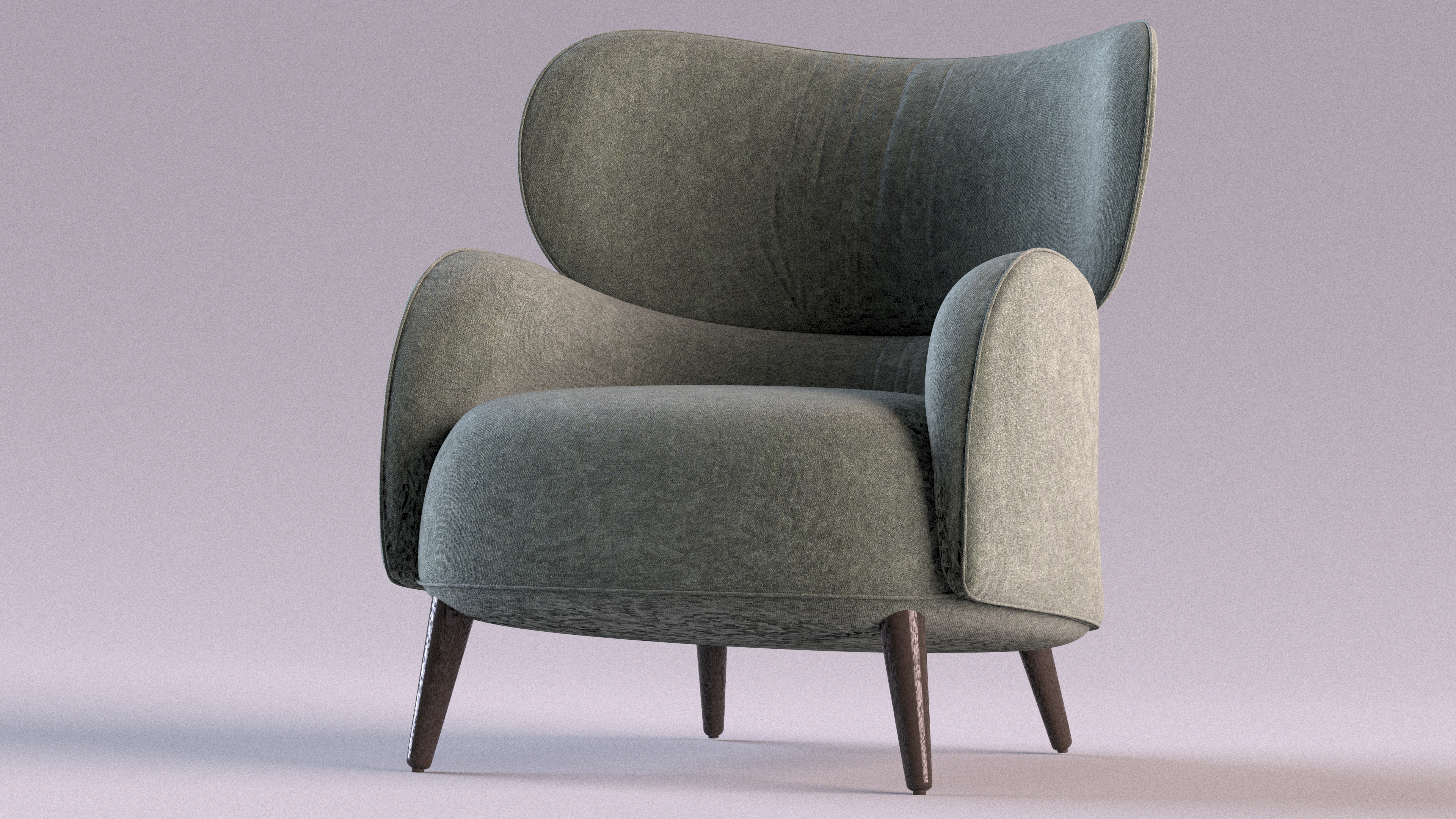 3D Natuzzi Italia Blossom Chair model
