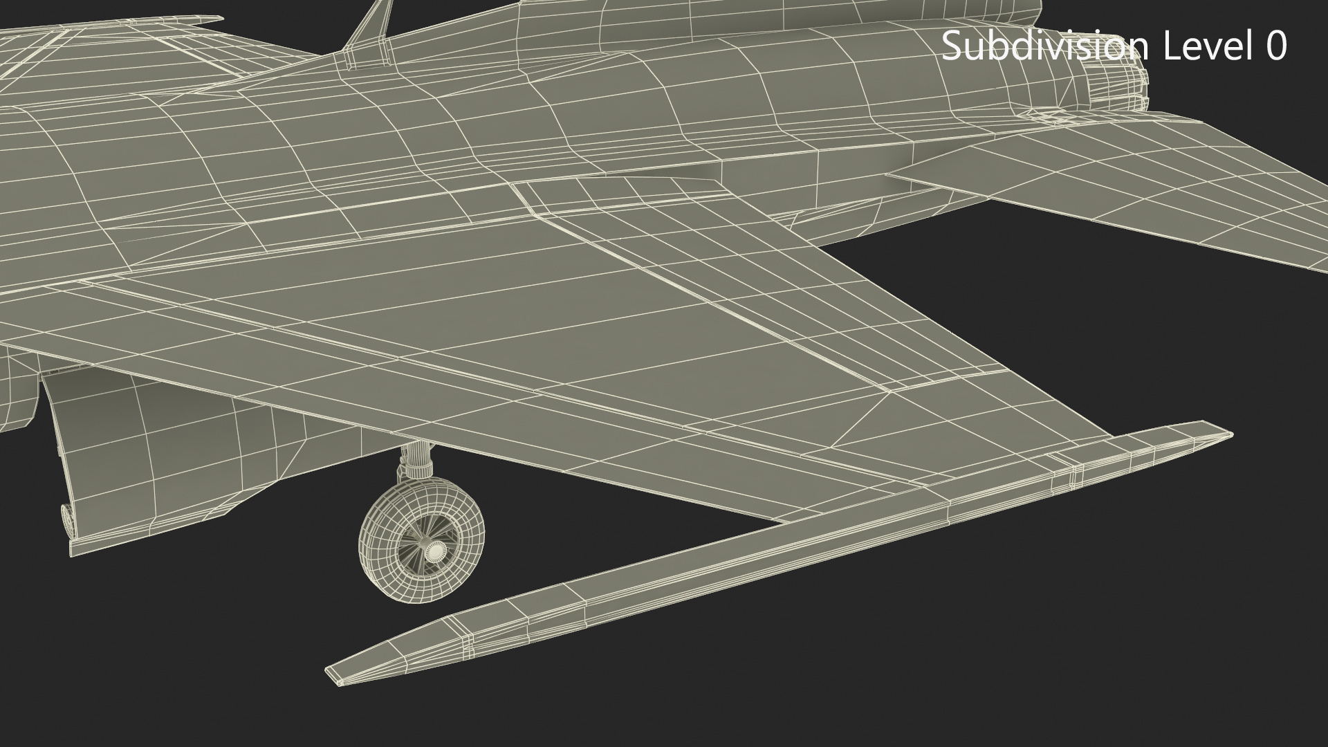 AIDC F-CK-1 Unarmed Fighter Jet Green 3D