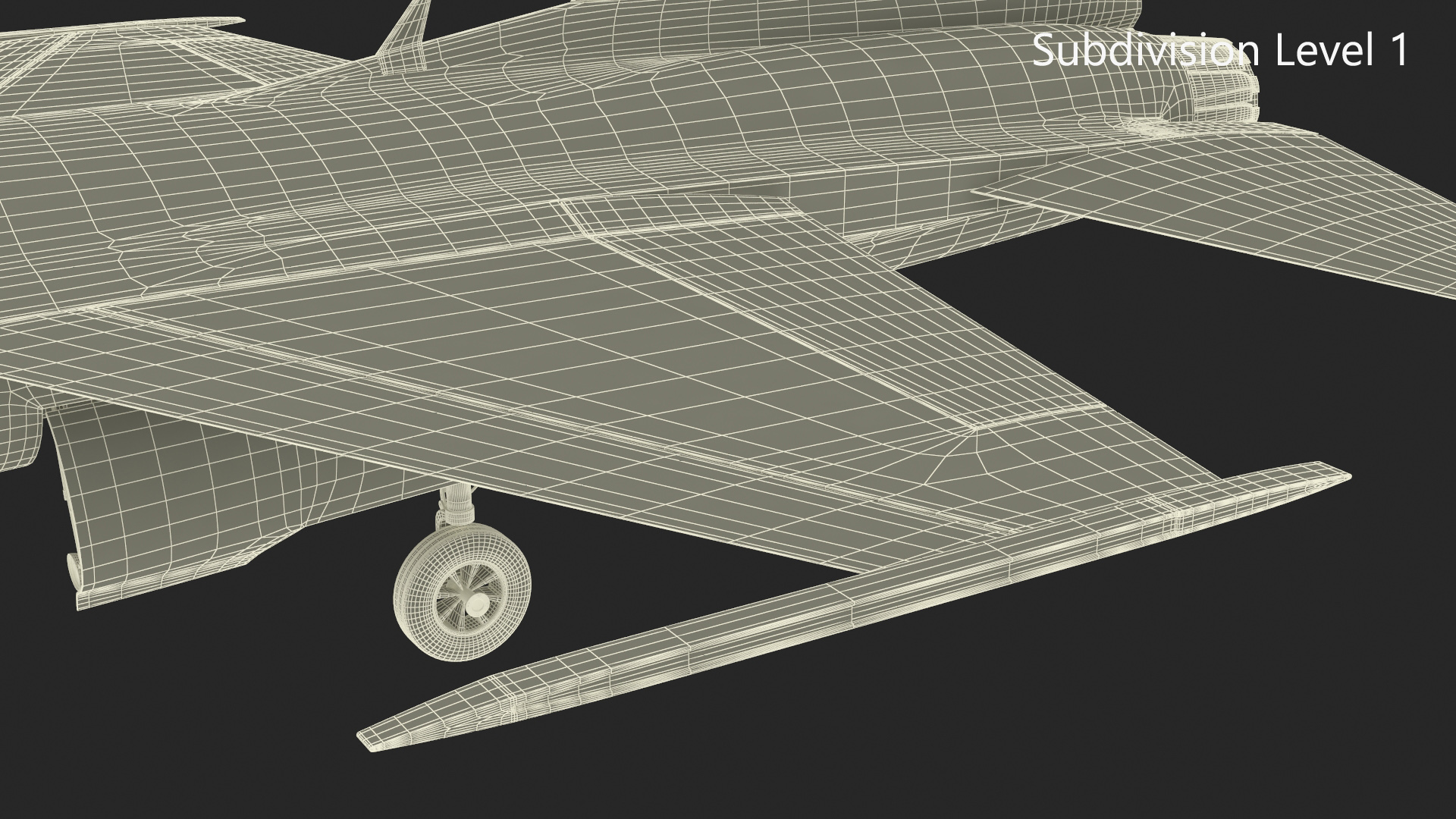 AIDC F-CK-1 Unarmed Fighter Jet Green 3D