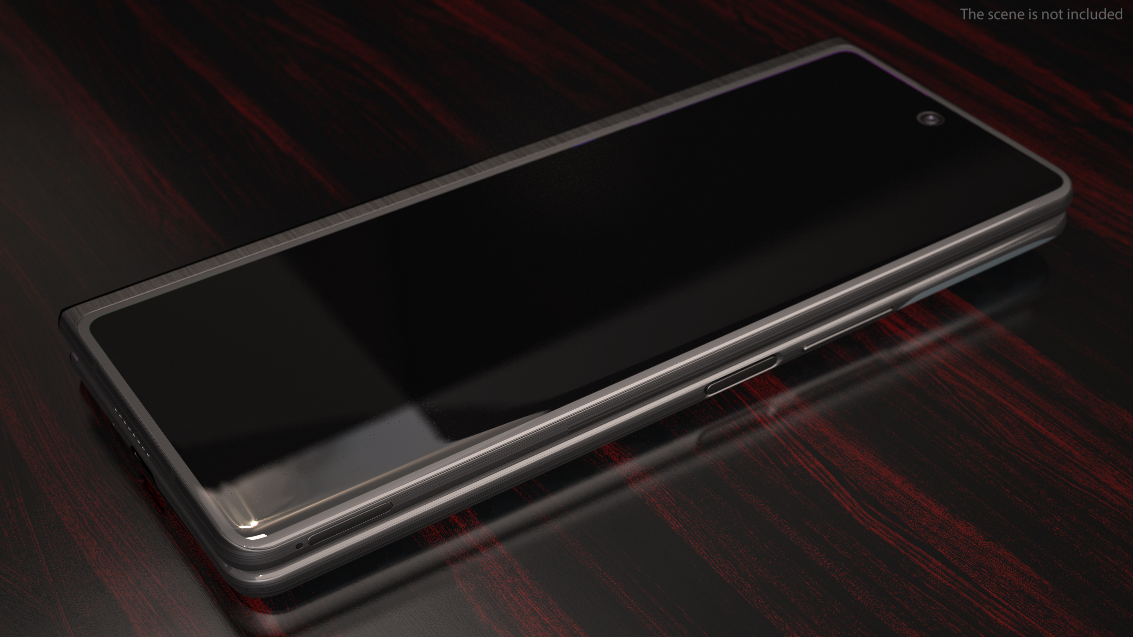 3D model Mobile Phone Black Closed