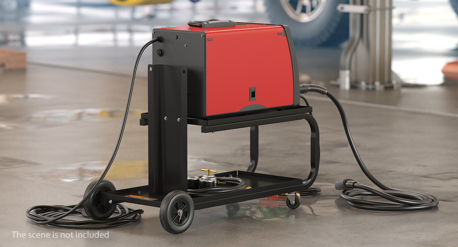 3D MIG Welder on Cart model