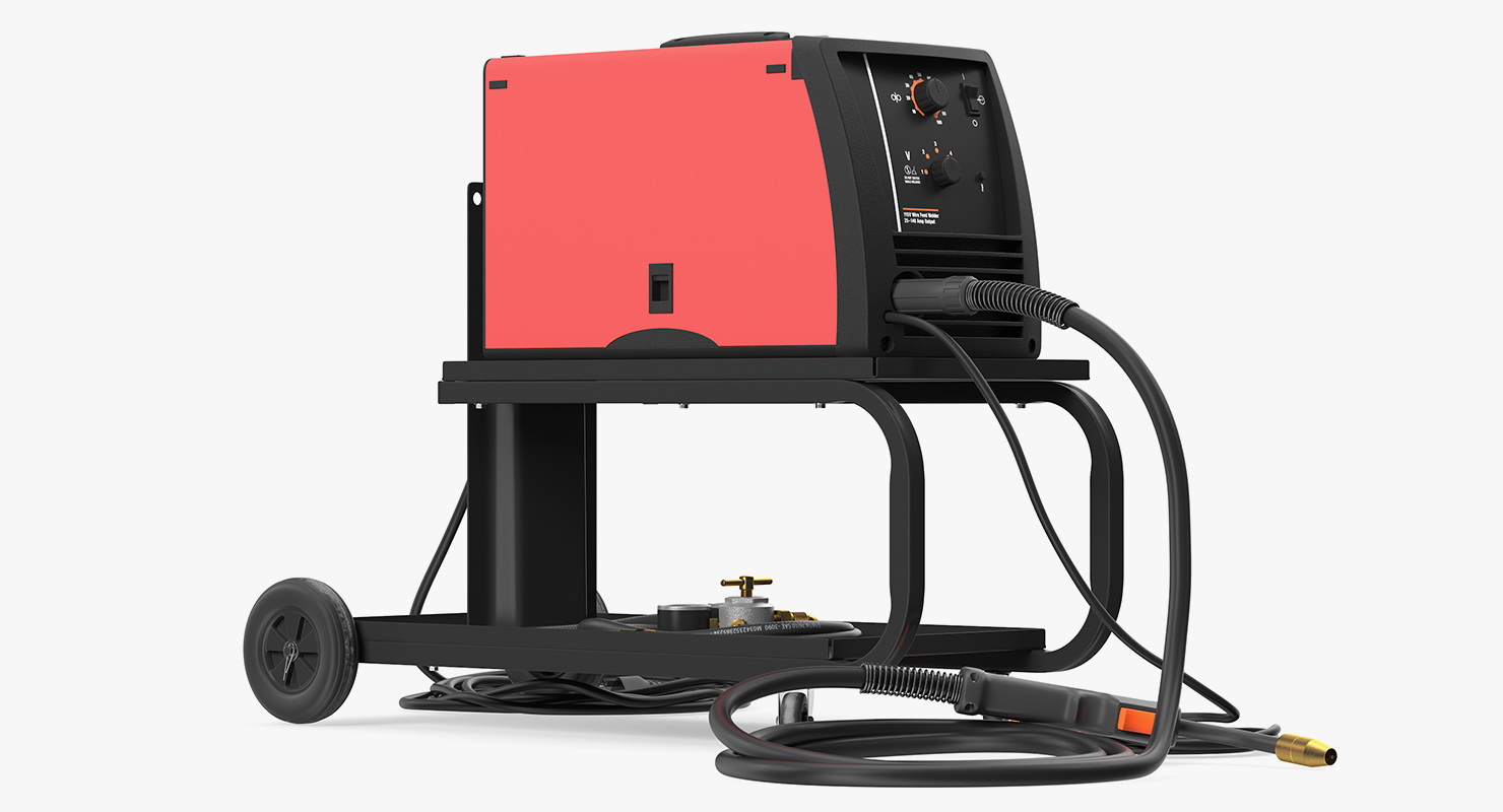 3D MIG Welder on Cart model