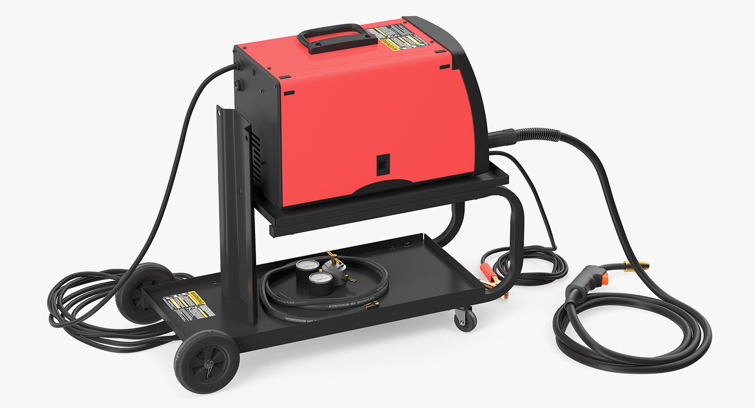 3D MIG Welder on Cart model