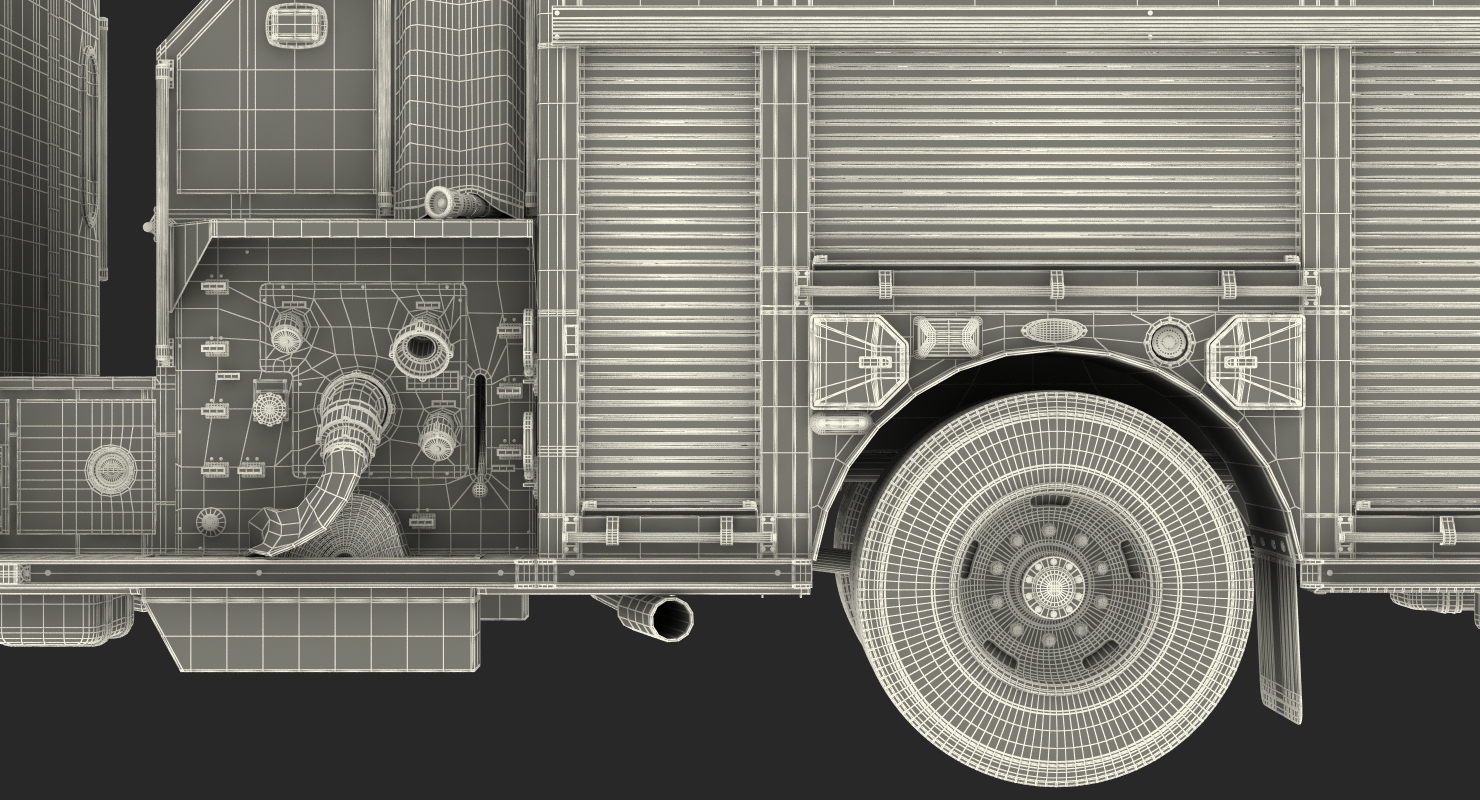 Fire Department E One Quest Pumper 3D model