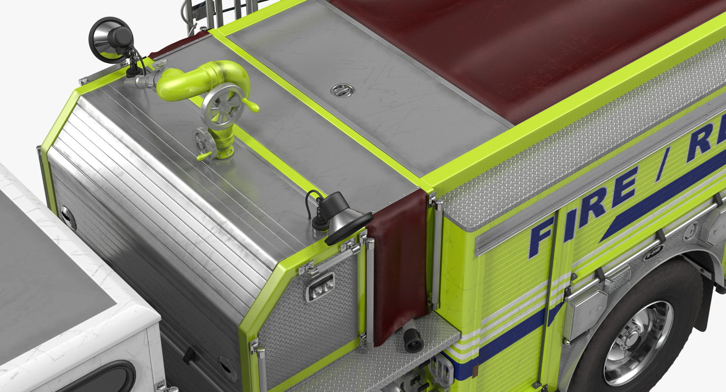Fire Department E One Quest Pumper 3D model