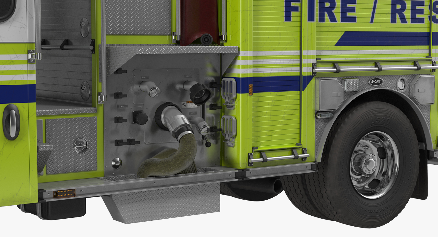 Fire Department E One Quest Pumper 3D model