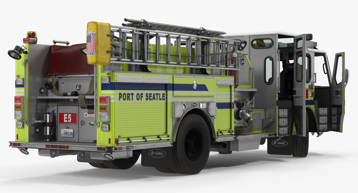 Fire Department E One Quest Pumper 3D model