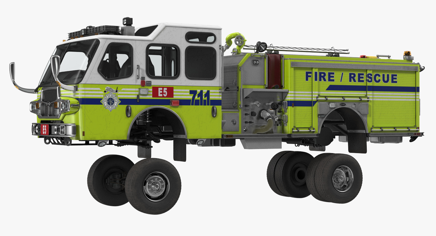 Fire Department E One Quest Pumper 3D model