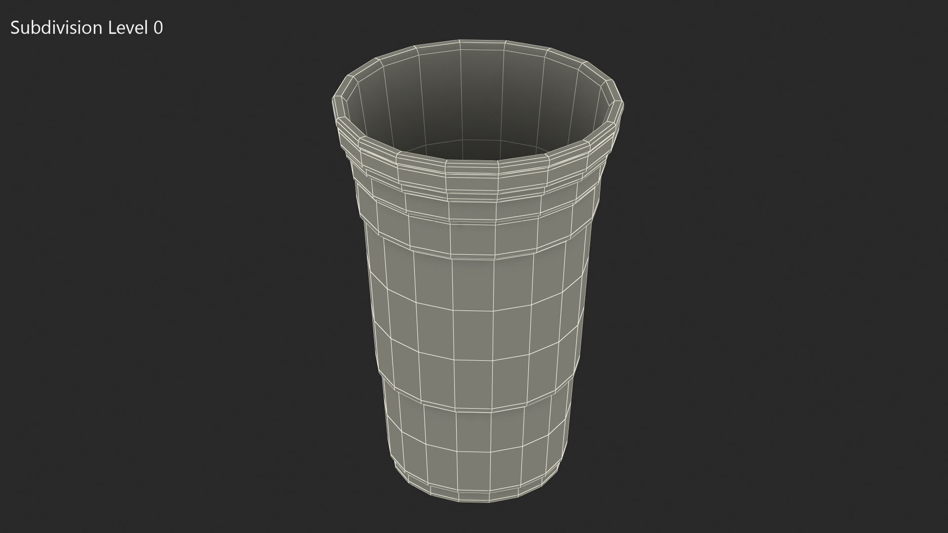 3D Reusable Plastic Party Cup
