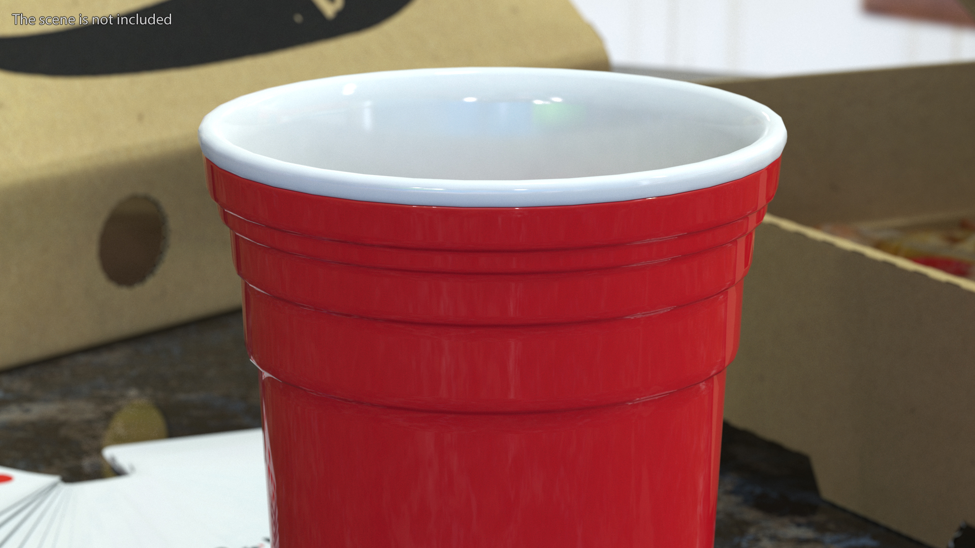 3D Reusable Plastic Party Cup
