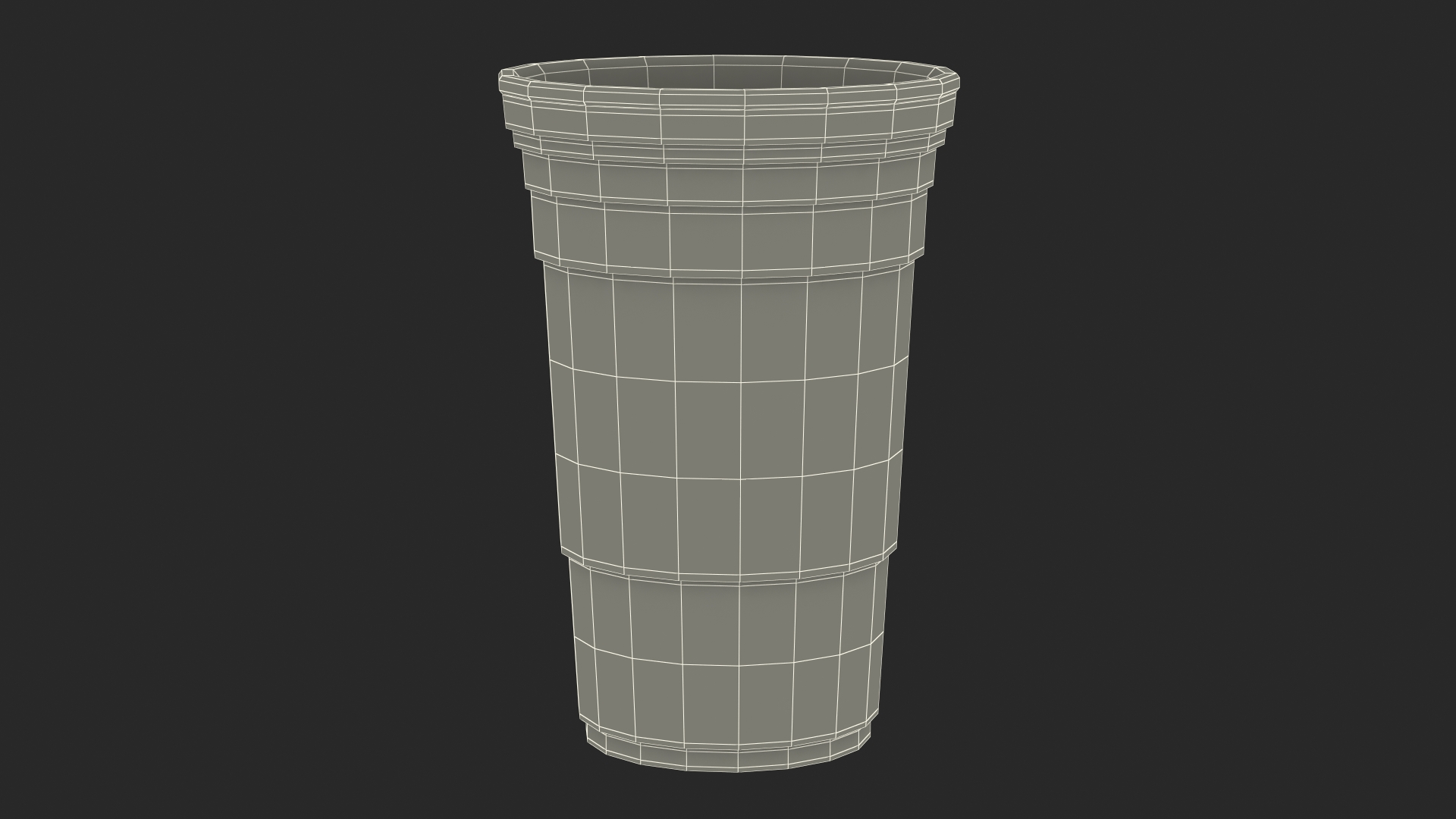 3D Reusable Plastic Party Cup