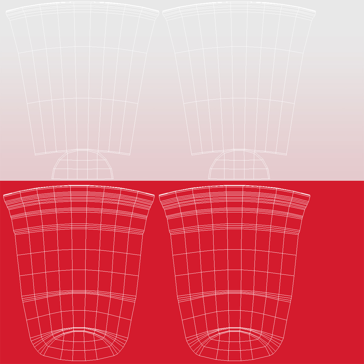 3D Reusable Plastic Party Cup