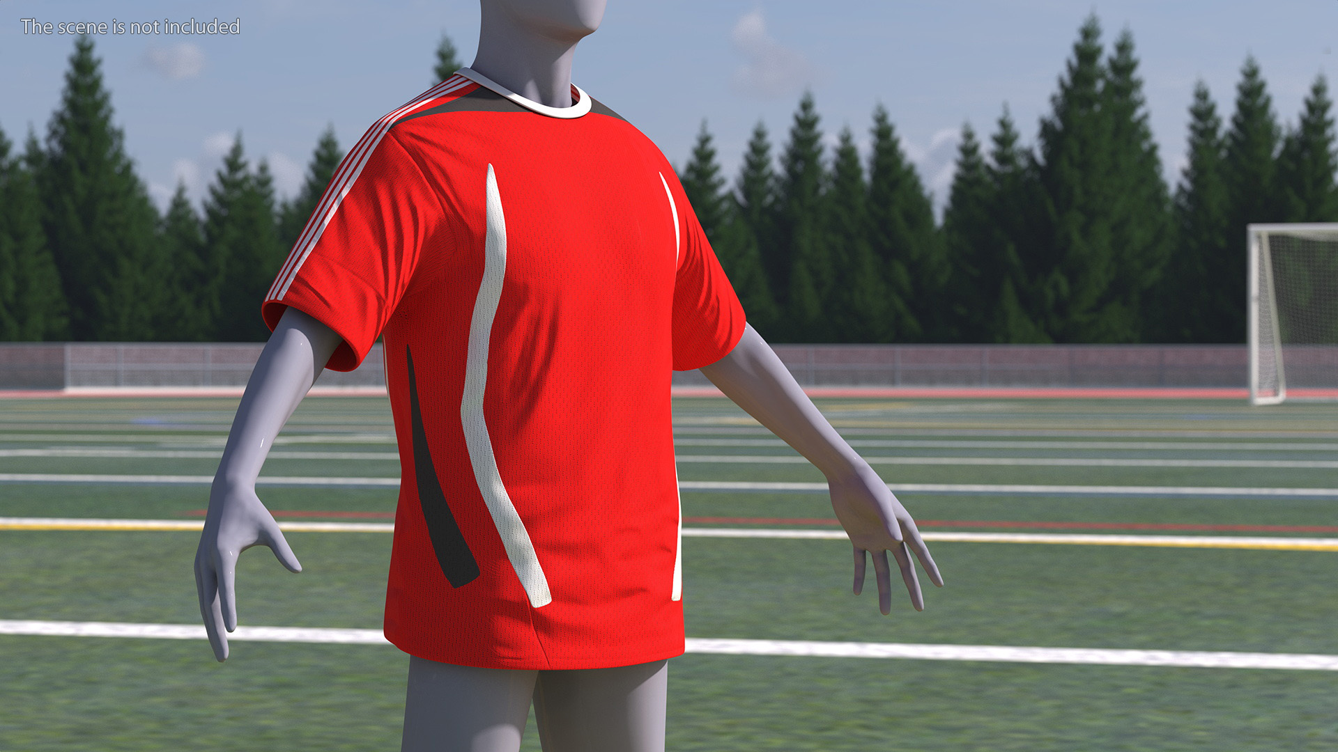 Soccer Jersey Sportswear 3D model