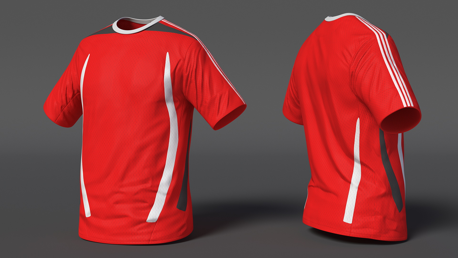 Soccer Jersey Sportswear 3D model