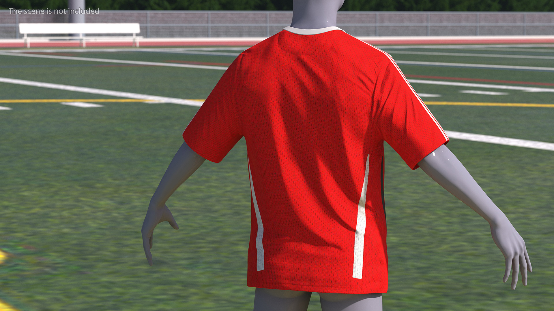 Soccer Jersey Sportswear 3D model