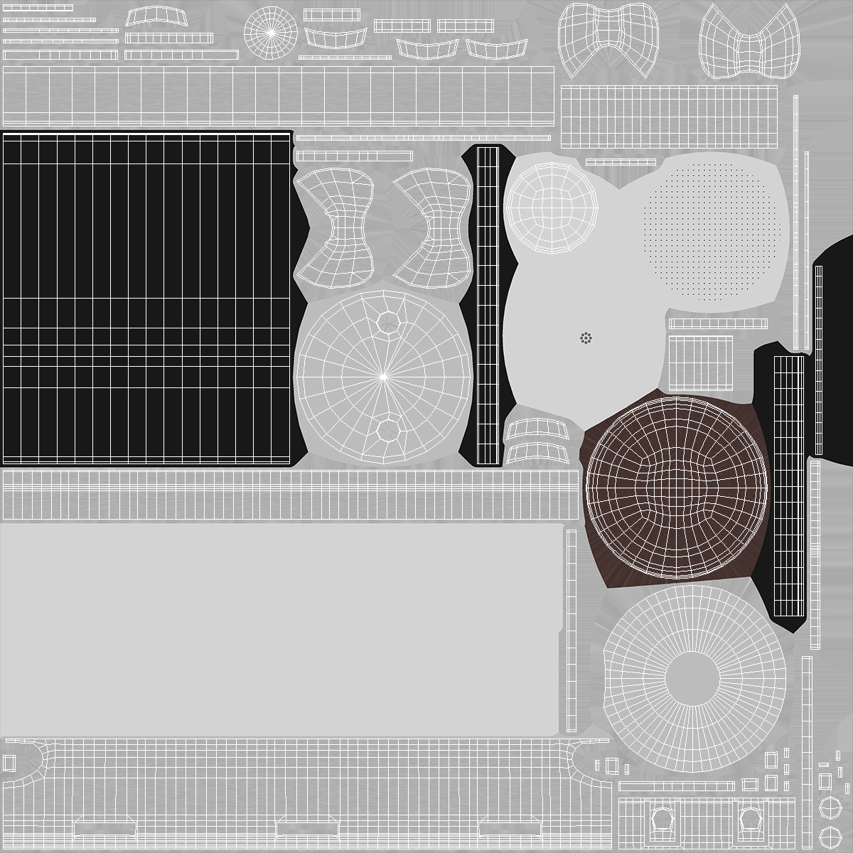 3D Portafilter with Pressed Ground Coffee model