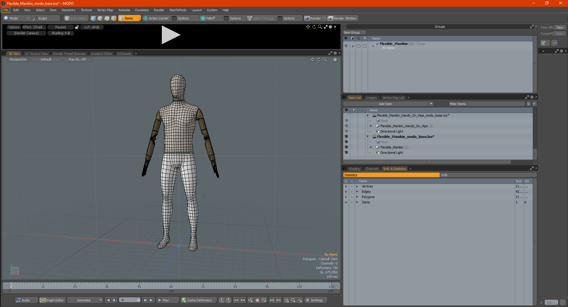 3D Flexible Manikin