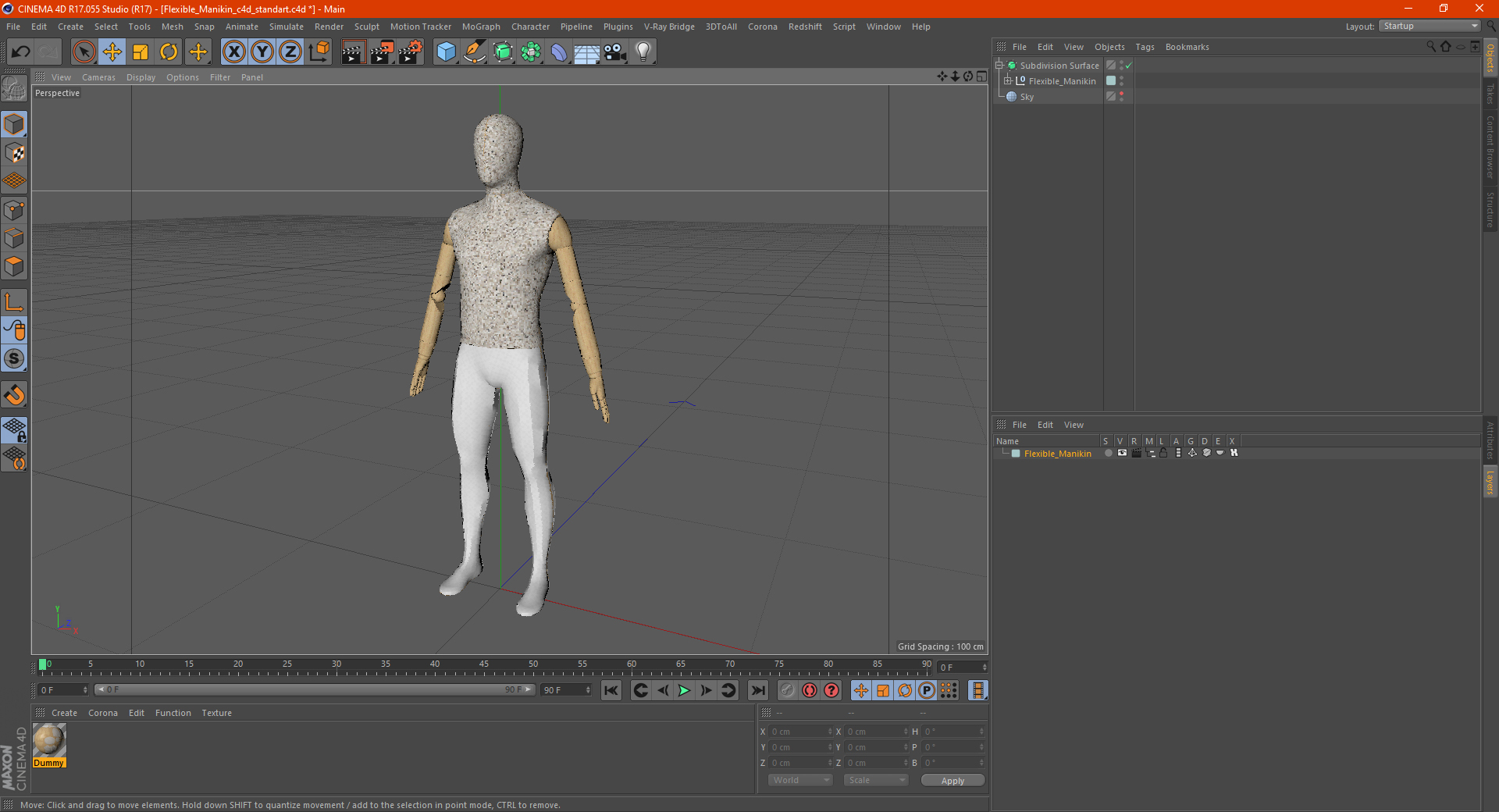 3D Flexible Manikin