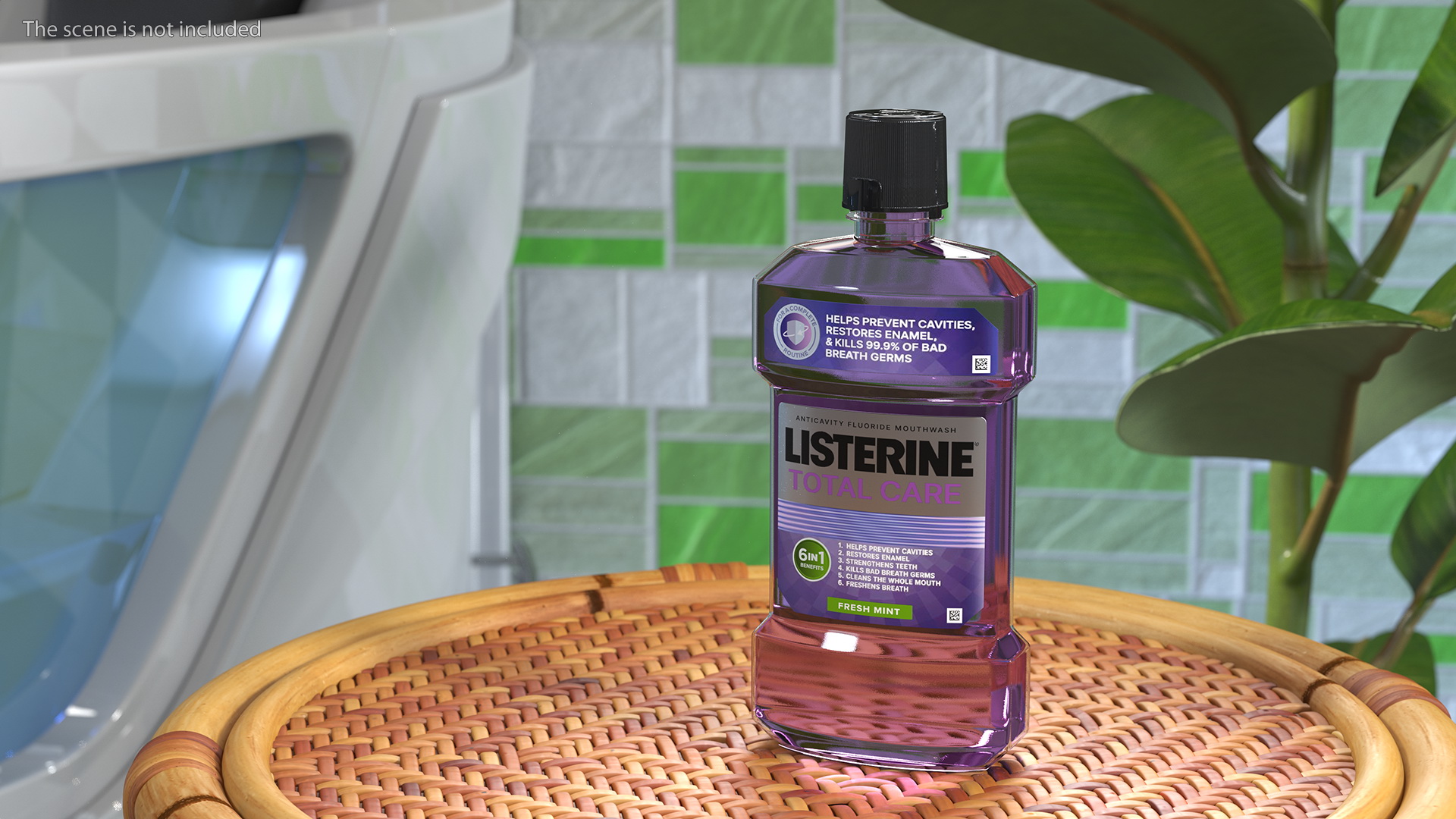 3D Listerine Total Care Anticavity Fluoride Mouthwash 250ml