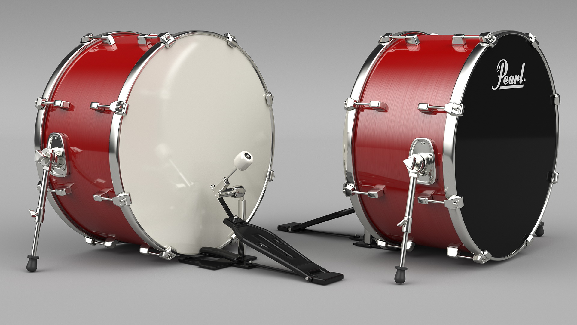 3D model Drum Head with Pedal