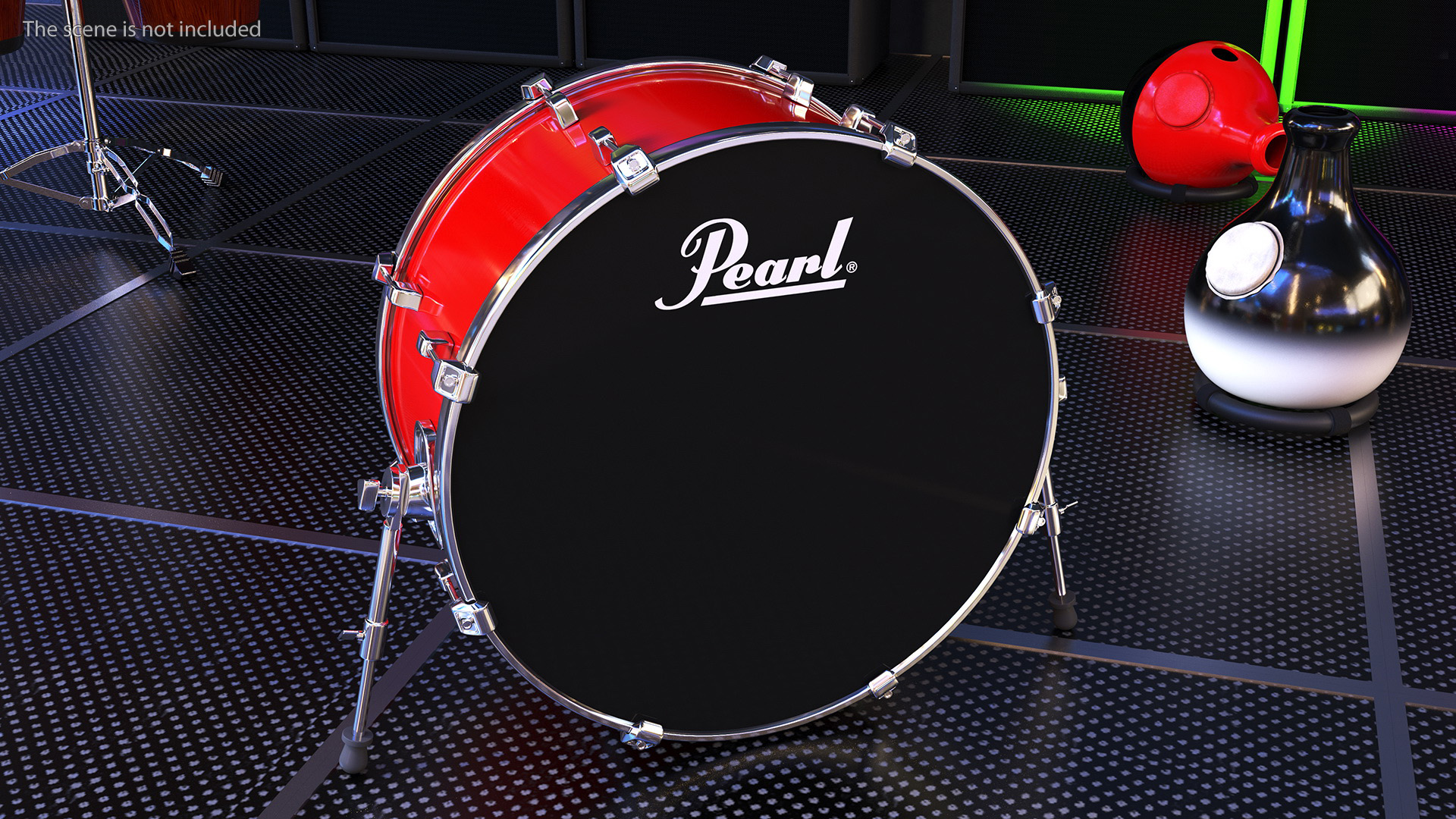 3D model Drum Head with Pedal