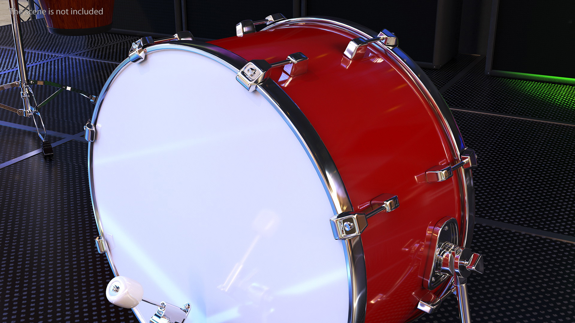 3D model Drum Head with Pedal