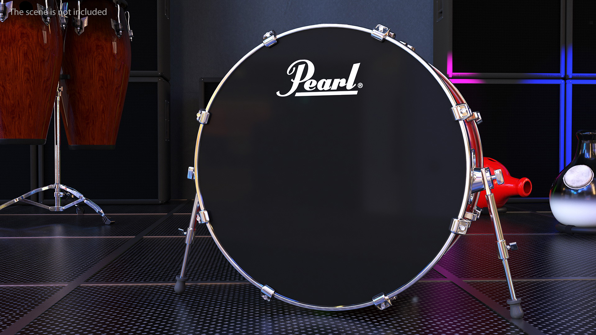 3D model Drum Head with Pedal