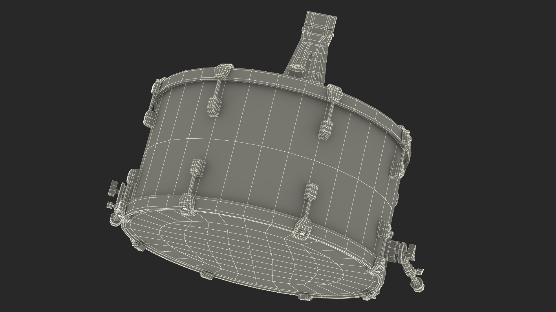 3D model Drum Head with Pedal