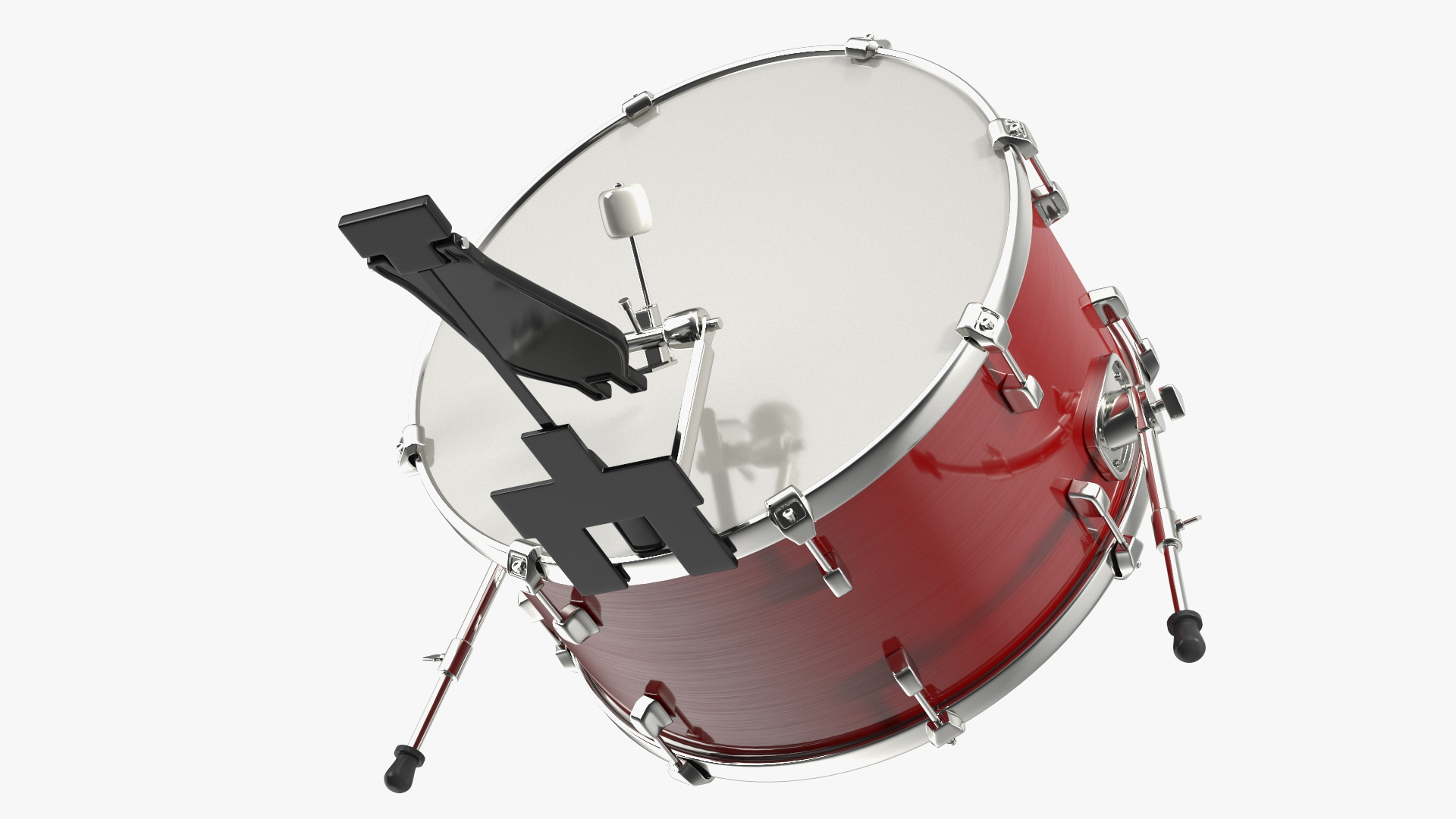 3D model Drum Head with Pedal