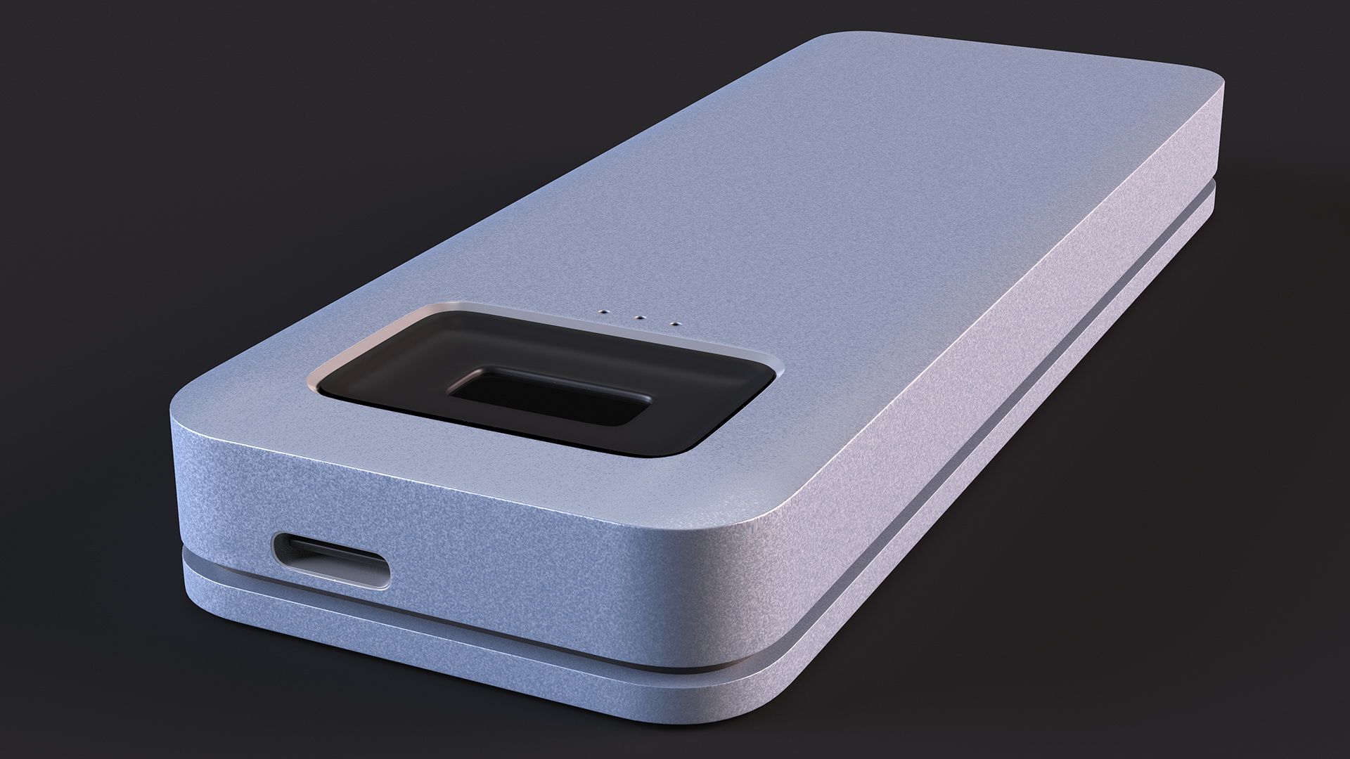 3D model SSD Drive Fingerprint Scanner Protection