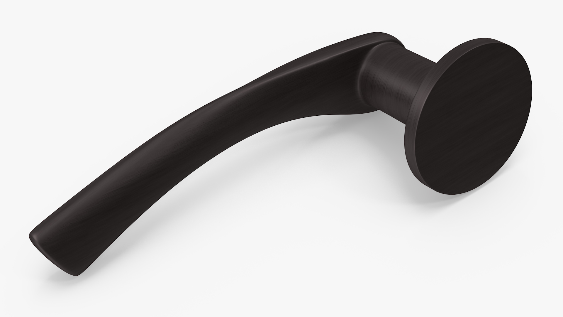3D Dark Bronze Arc Door Handles model