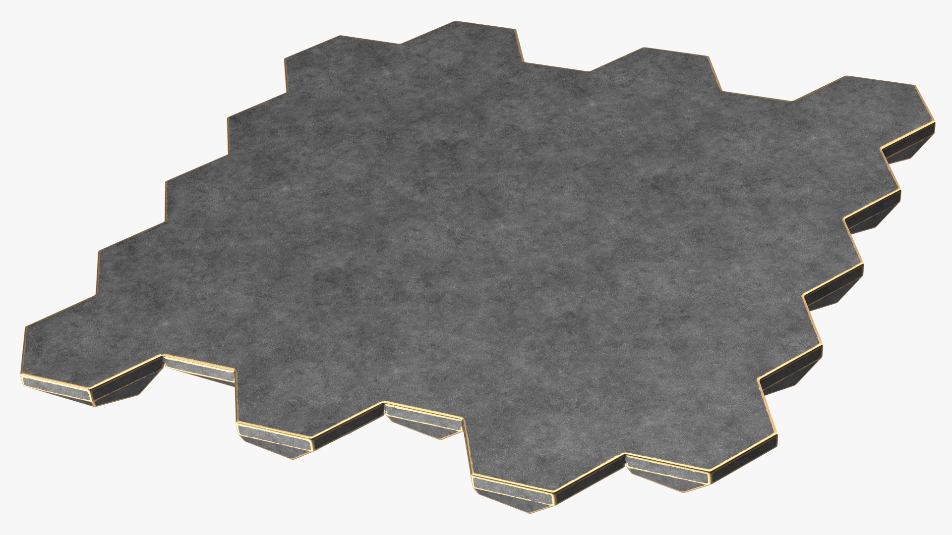 3D Wall Panel Octagon Metal 3D